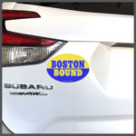 Boston Bound Boston 26.2 Marathon Car Magnet