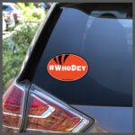 NFL Cincinnati Bengals #WhoDey Decal or Car Magnet