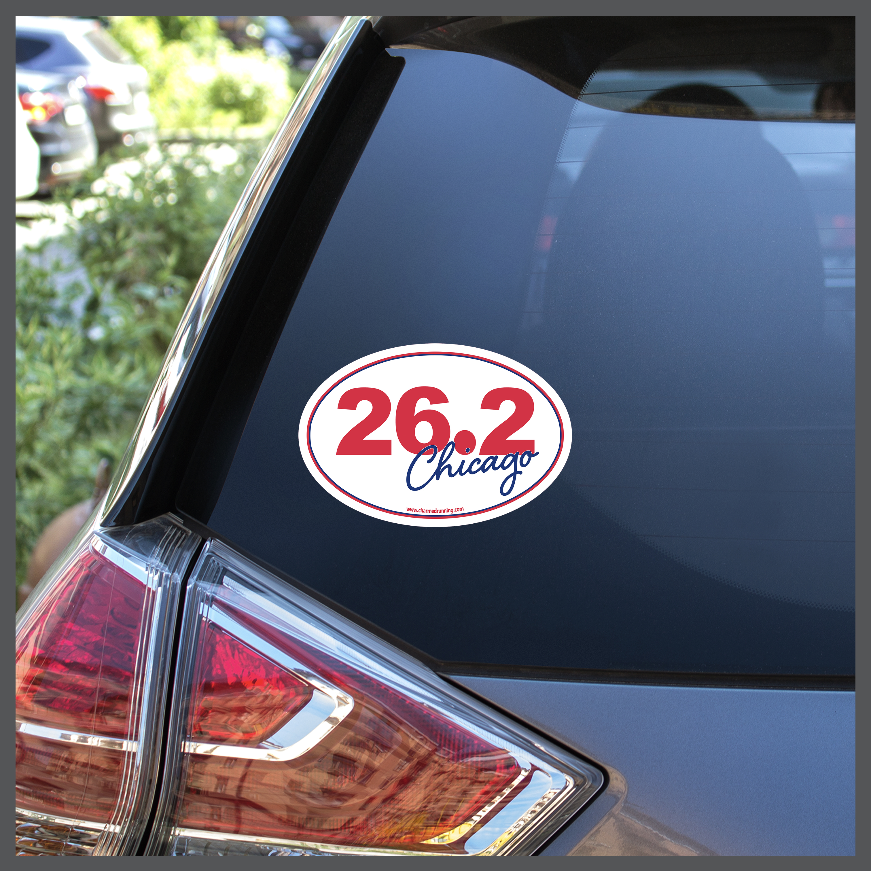 Chicago Marathon 26.2 in Script Decal