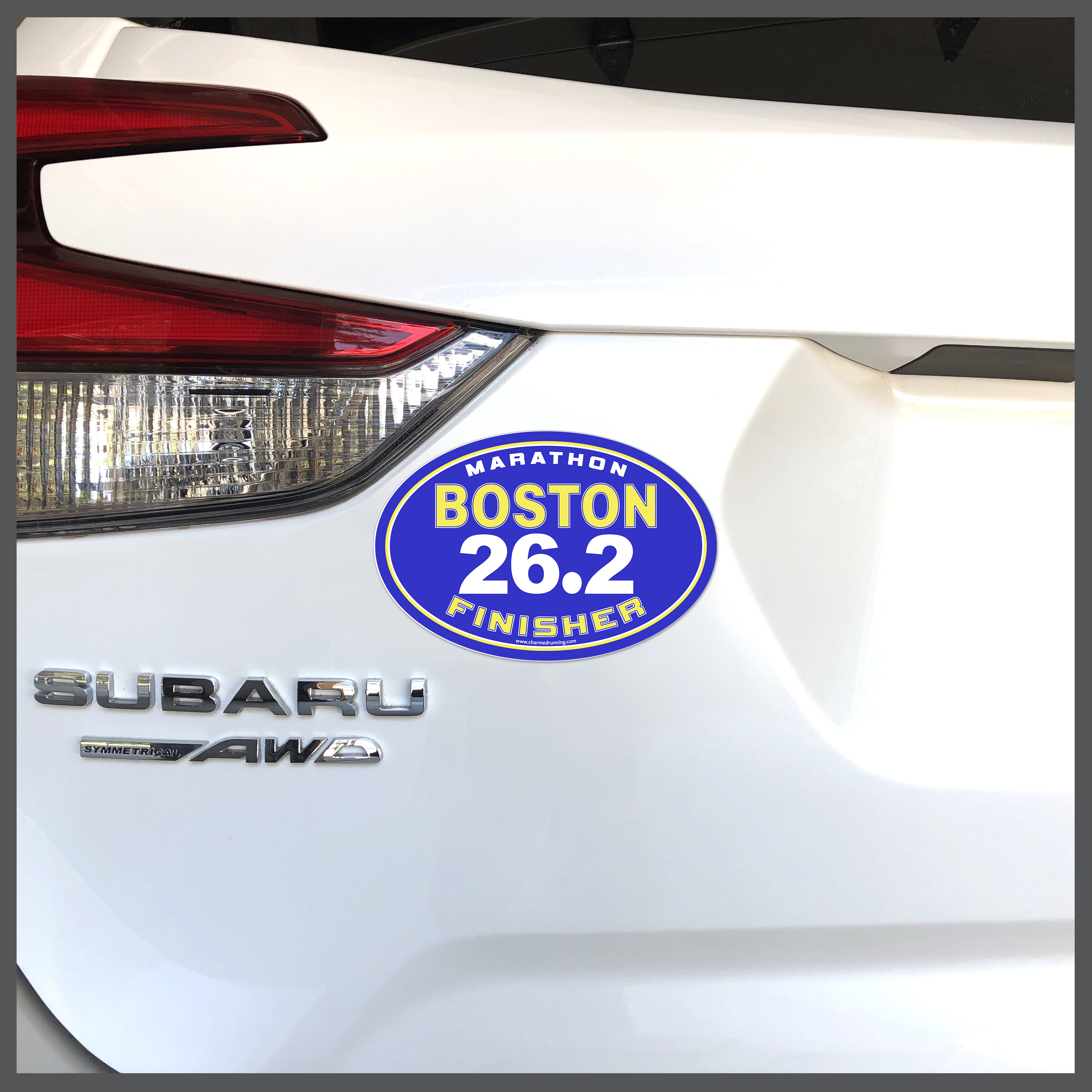 Boston Marathon 26.2 Finisher Car Magnet