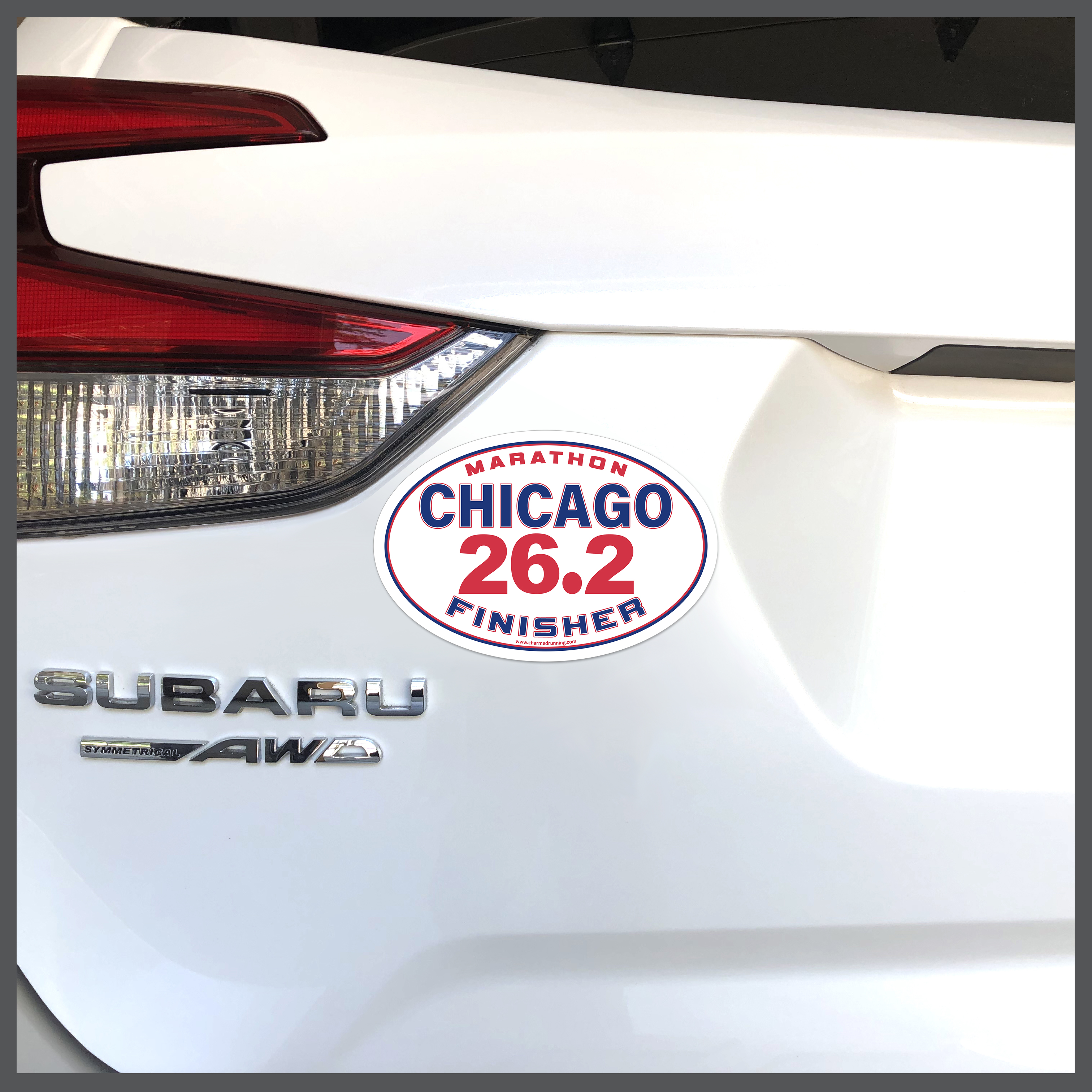 Chicago Marathon 26.2 Finisher Car Magnet