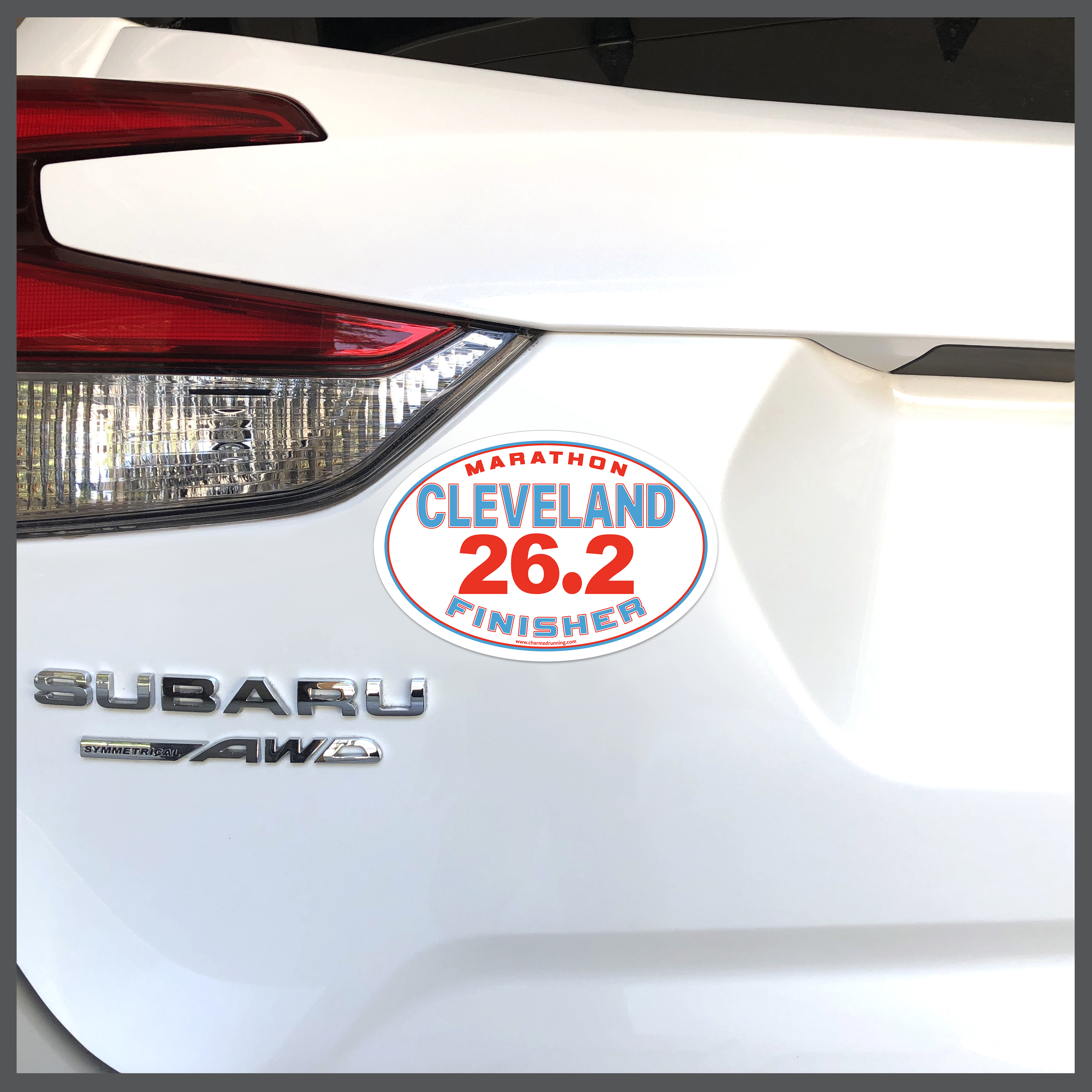 Cleveland Marathon 26.2 Finisher Car Magnet