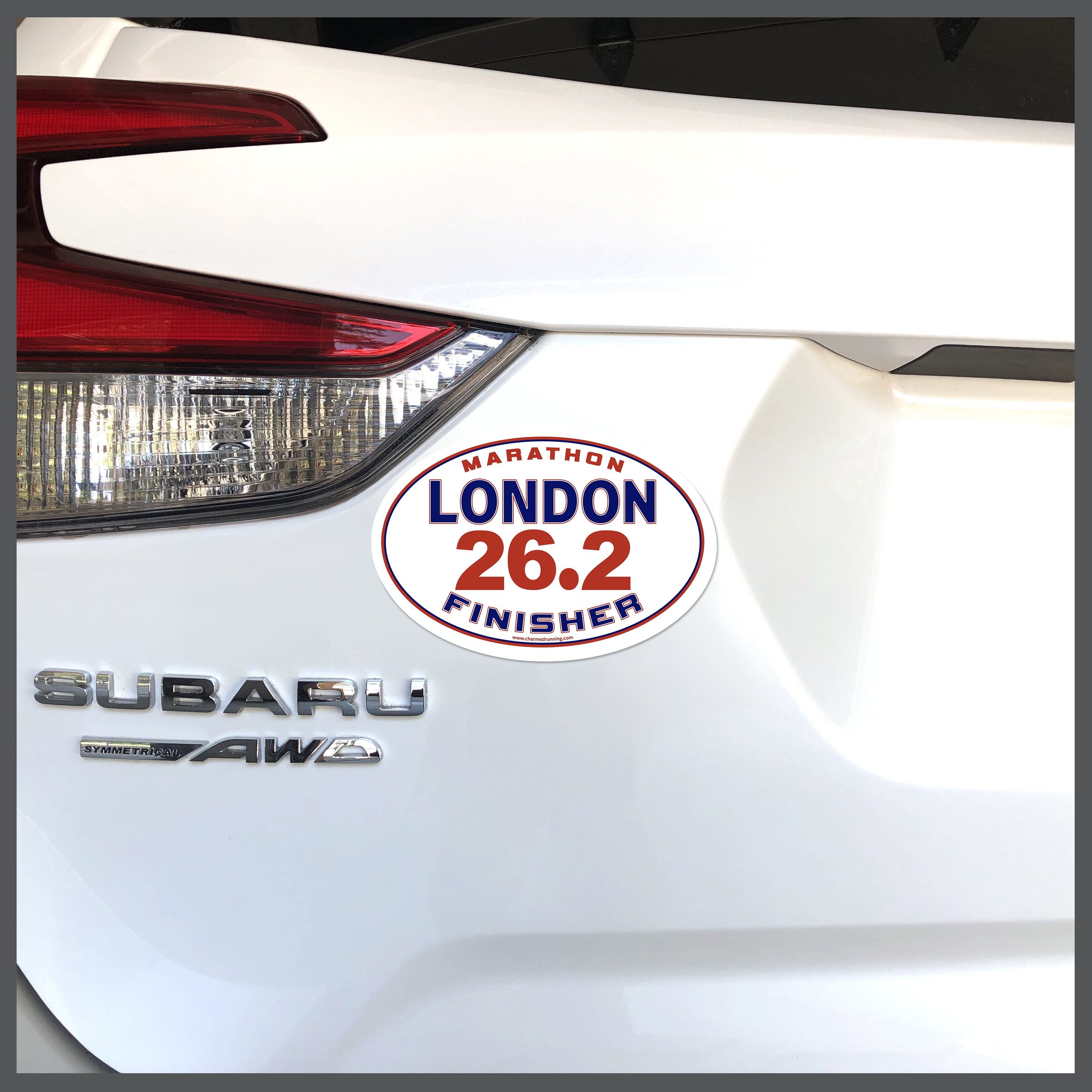 London Marathon 26.2 Finisher Car Magnet