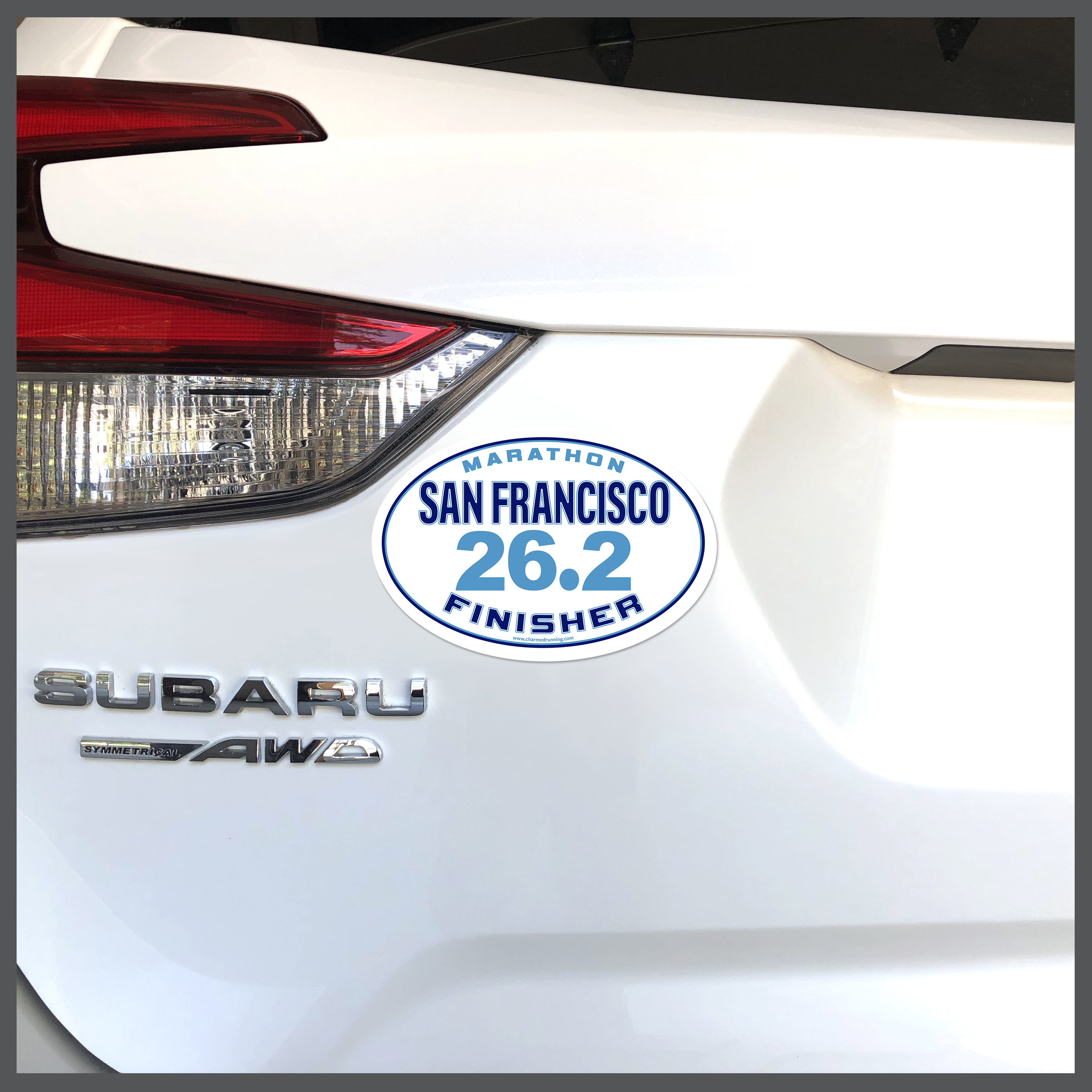 San Francisco Marathon 26.2 Finisher Car Magnet